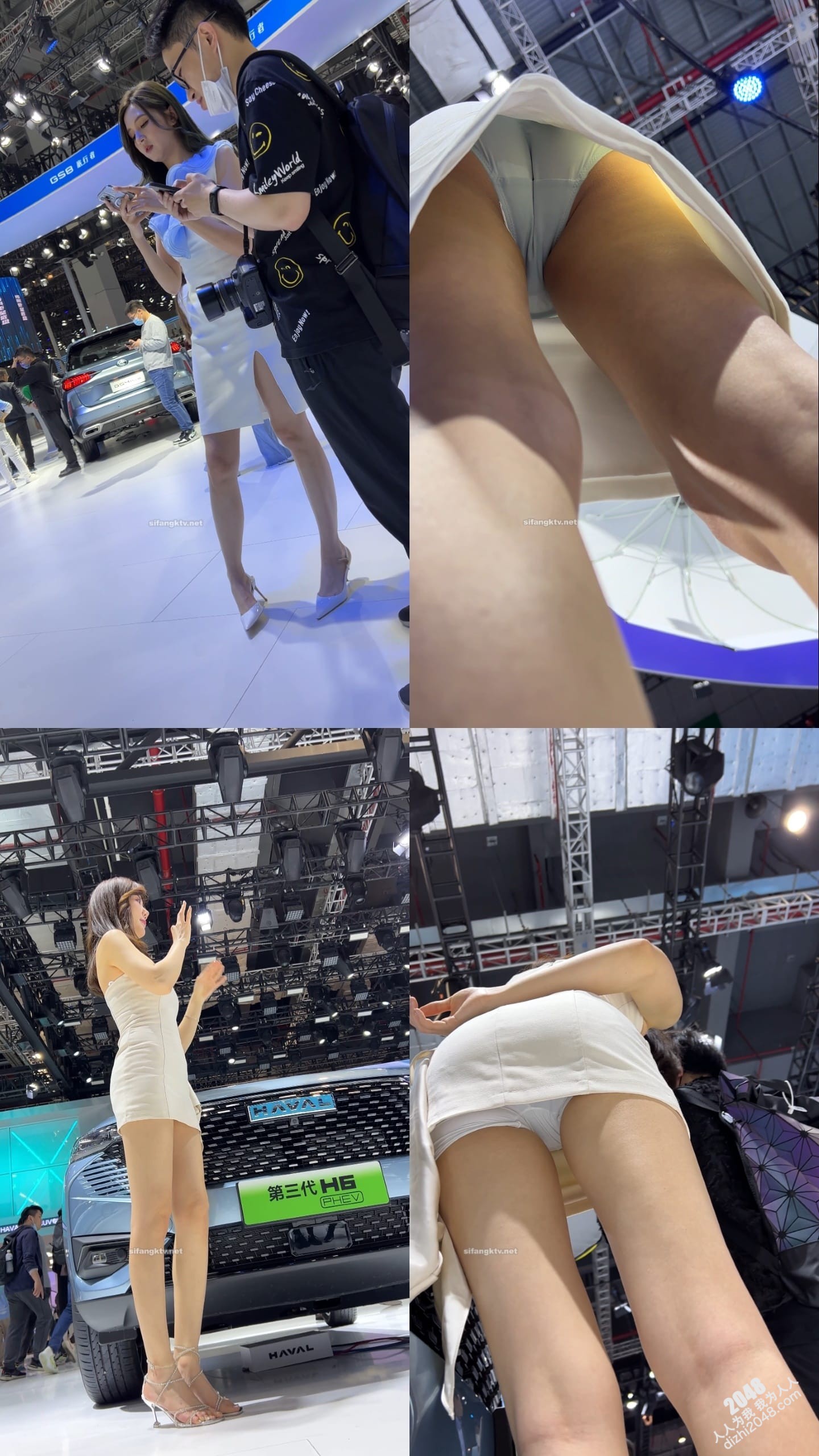 2023上海车展抄底美女长腿车模们的裙底完整版| 名站同步- 人人为我论坛
